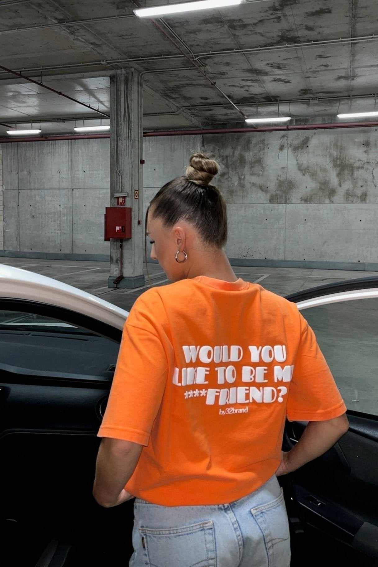 Camiseta naranja - ****friend