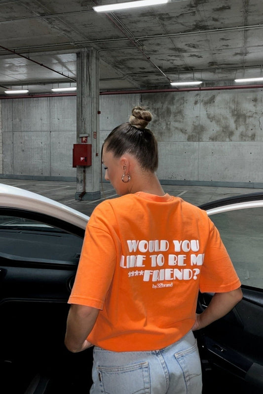 Camiseta naranja - ****friend
