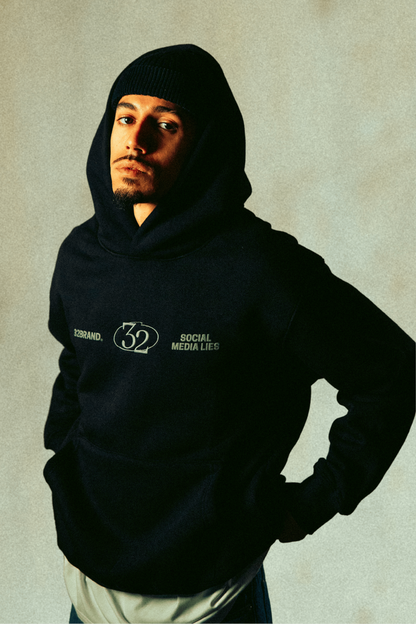 Hoodie Negra - Social Media Lies