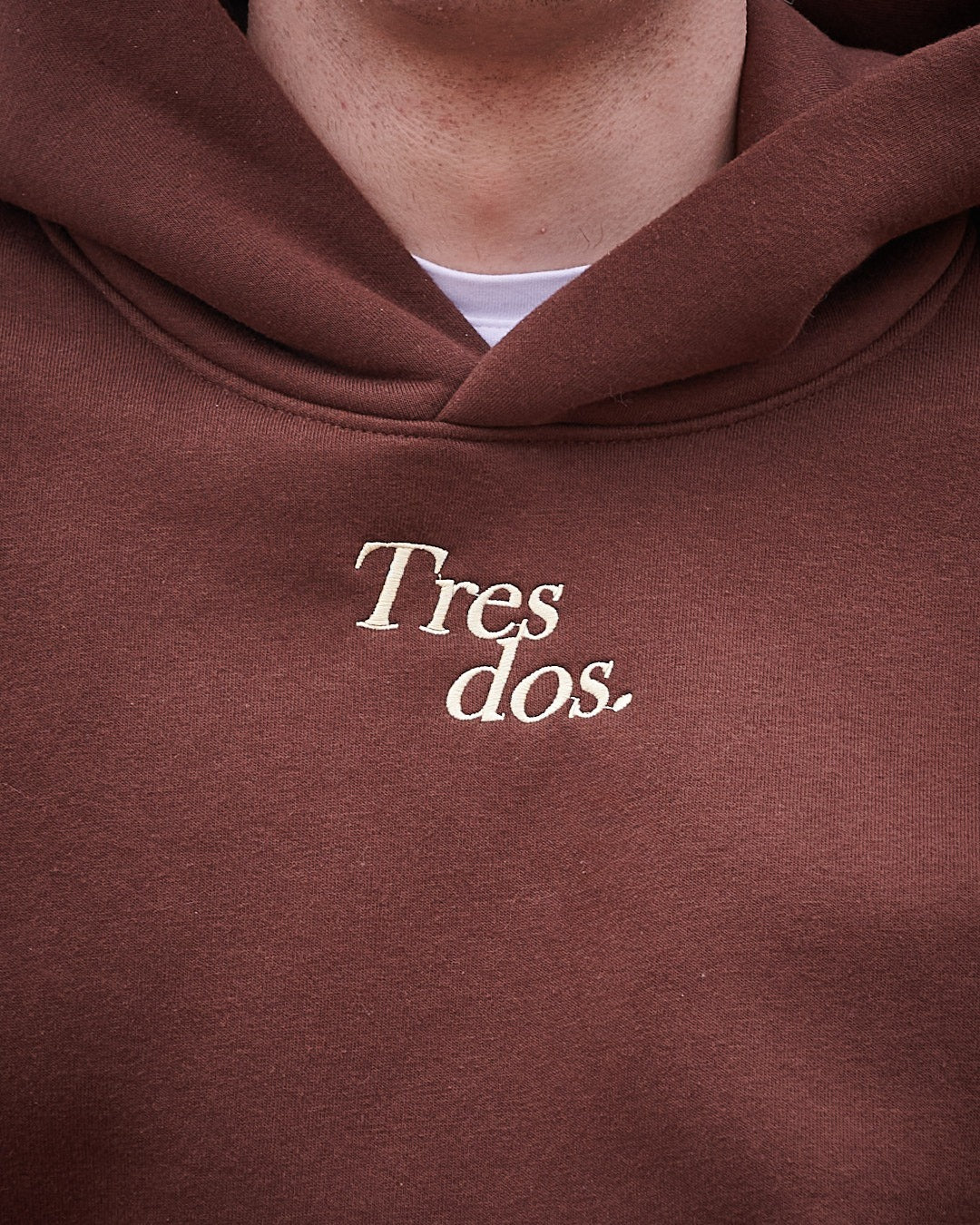 Hoodie Marrón - Nubes